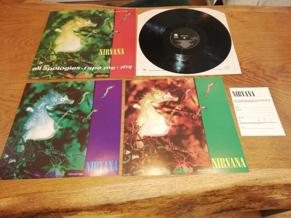 Nirvana ‎– All Apologies / Rape Me / MV 1993 Geffen Records ‎– GFST 66 UK Pressung NM/NM